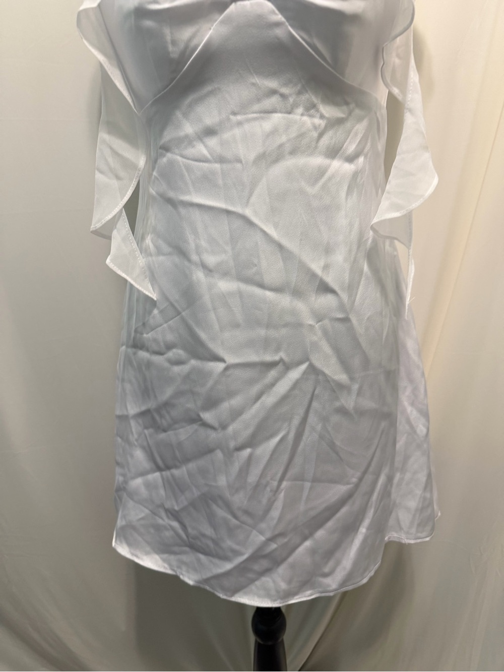 White Ruffle‎ Strap Sundress - Picture 7 of 9